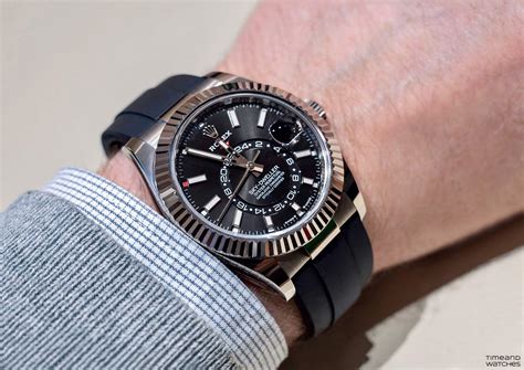 rolex sky dweller black 2023|rolex sky dweller price used.